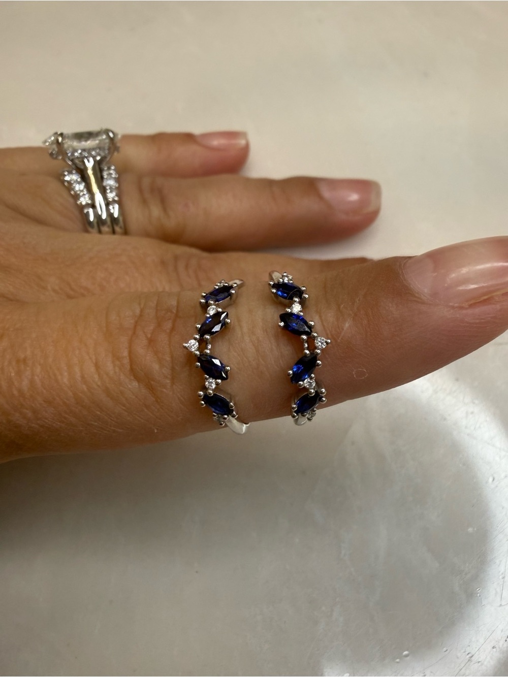 10k White Gold Rings